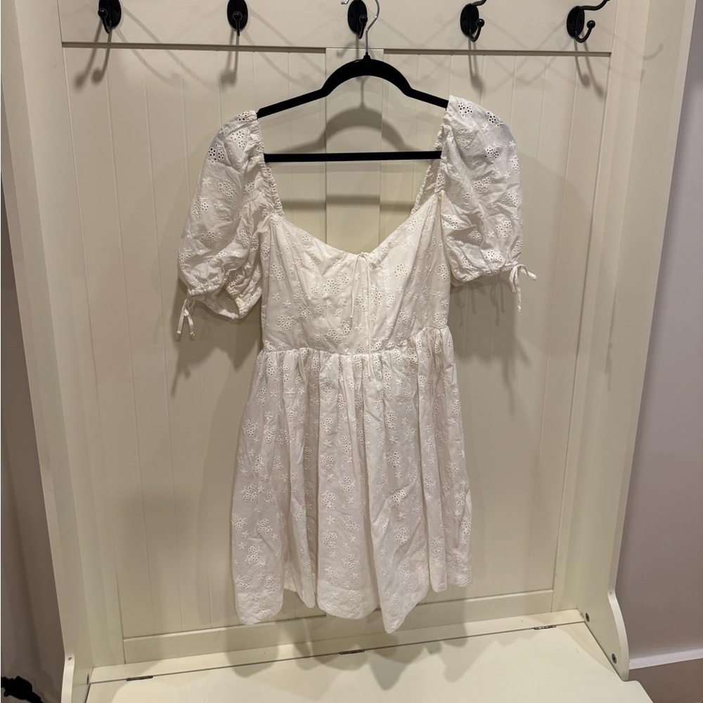 For Love And Lemons White Mini Dress
